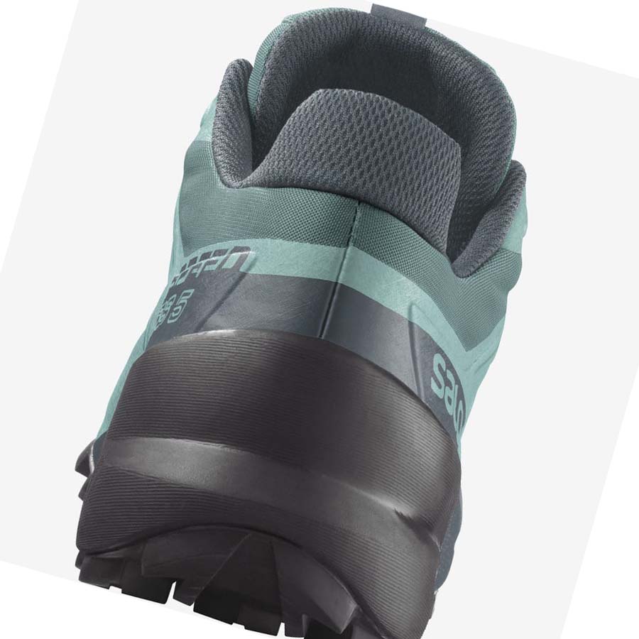 Tenis Para Trail Running Salomon SPEEDCROSS 5 Mujer Verdes | MX 2743SGL